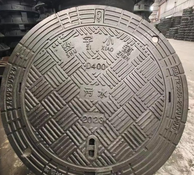 常熟球墨铸铁防沉降井盖展示